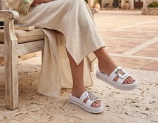 CIABATTE DA DONNA MARE BIANCHE