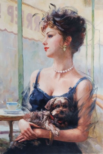 Quadro falso autore olio su - d'autore,