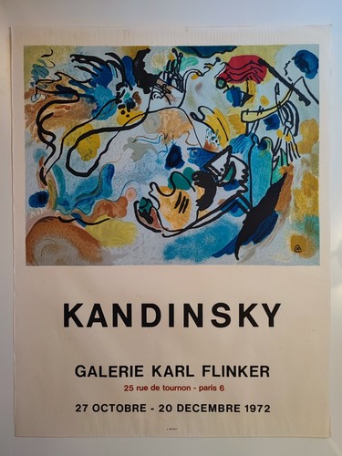 Wassily kandinsky affiche expo - kandinsky,