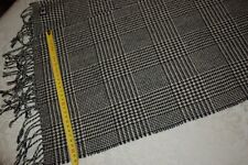 Sciarpa uomo, Tartan Blu, beige, latte, Lana, 30 cm x 150 cm, usata