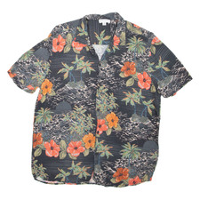 Camicia Stampata Nera Con