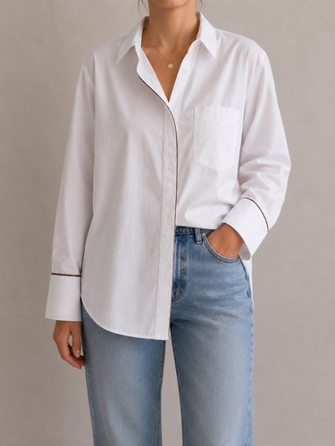 Camicia burberry bianca - camicia,