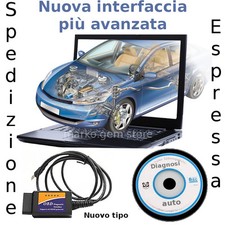 DIAGNOSI AUTO interfaccia elm cavo OBD2 USB tutte le auto TOP  Versione 2025 NEW
