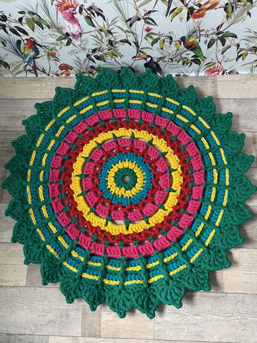 Tappeto tappeto mandala grosso
