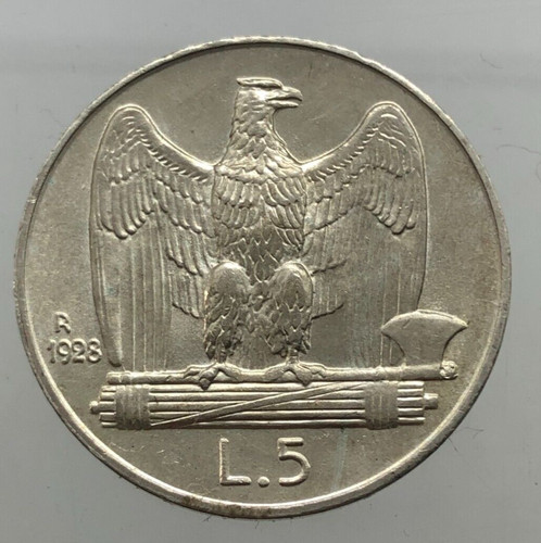 Raro lire aquilino 1928 - 5,