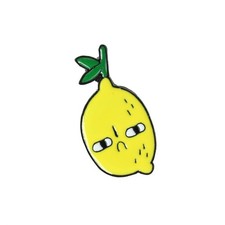 Pin's citron pressé - en