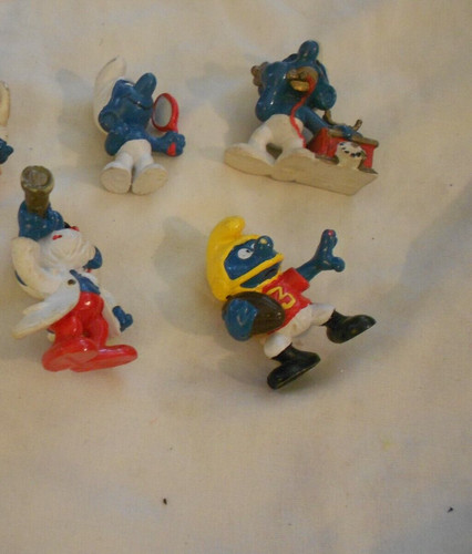 Group vintage smurfs - 4,