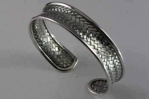 Bracciale rigido argento - bracciale,