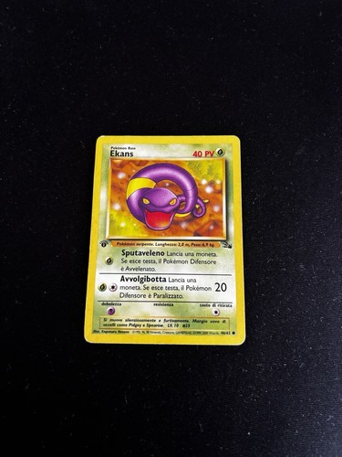 Card pokemon ekans - 46/62,