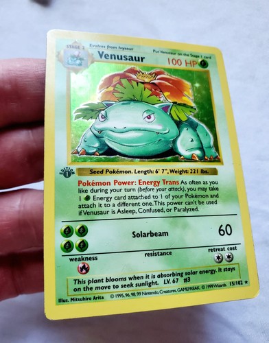 Pokemon venusaur 102 1999 - venusaur,