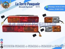 FANALI ANTERIORI+POSTERIORI A 3 LUCI TRATTORI FIAT-LANDINI-MASSEY ECC