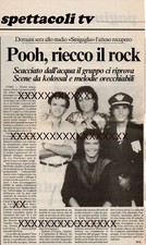 POOH: STRALCIO 87': Si legge "Red gigione e faccia da schiaffi" vedi descrizione