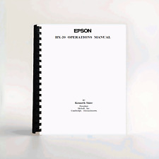 Epson HX20 manuale computer