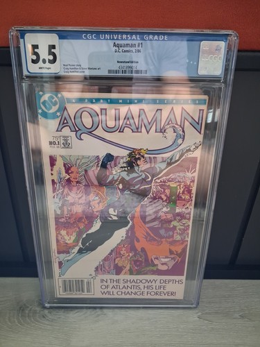 Aquaman mini serie 1986 cgc - #1,