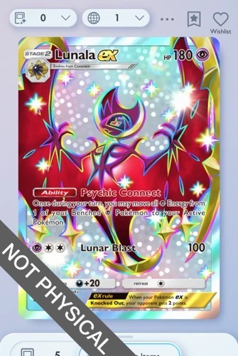 Pokemon tcg pocket lunala ex - tcg,