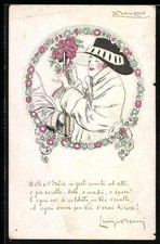 Cartolina artistica Mauzan