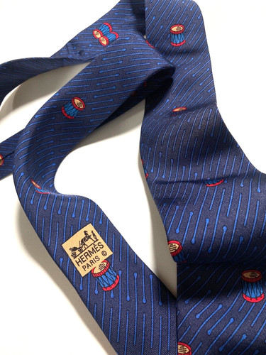 Hermes vintage drumstick tie - vintage,