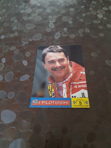 Nigel mansell figurina card - figurina, 5
