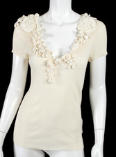 Top ROBERTO CAVALLI 2006 panna