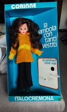 ITALOCREMONA - CORINNE - LA BAMBOLA CON TANTI VESTITI - PIU' VESTITINO LOTTO