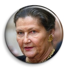 Simone veil badge 38mm - veil,