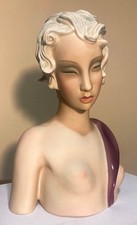 Le Bertetti - Busto di donna in ceramica, 1936