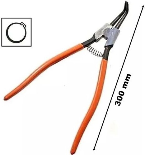 Pinza curva espans anelli - pinza, x