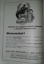 MOTO CARBURATORI DELL'ORTO - ADVERT PUBBLICITA' D'EPOCA ADVERTIS ADV-ML21