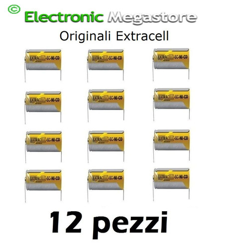 Pezzi batteria ricaricabile - 12,