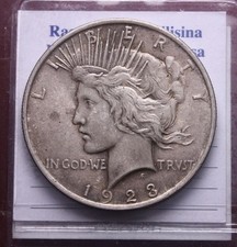 NL* USA 1 DOLLARO ARGENTO SILVER PEACE 1923 CON PATINA  top price