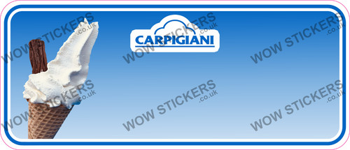 Ice cream van sticker