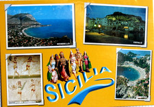 CARTOLINA  SICILIA PERSONGGI