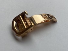 CARTIER fibbia deployante in oro rosa 750%, condizioni perfette, dim. anse 14 mm
