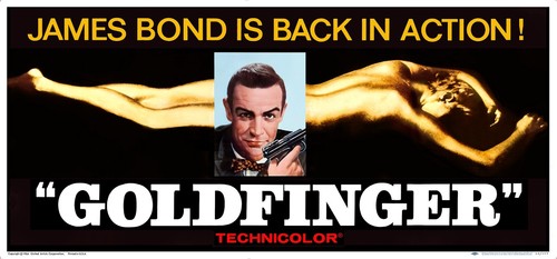 Goldfinger cartellone - (1964),