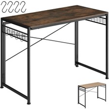 Scrivania da Computer Pieghevole PC Tavolo Portatile Mobile Arredamento Ufficio