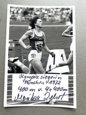 MONIKA ZEHRT 2x Olympiasiegerin 1972 (400m) signed Foto 10x15 Autogramm