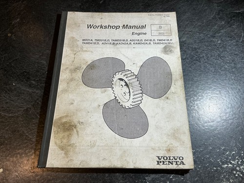 Volvo penta shop manual md31a - volvo,