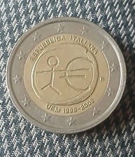 Moneta rara 2 euro UEM 1999 -