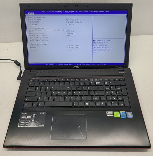 Msi ge70 computer - 17,3",