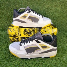 Puma Slipstream Lo X Jeff Staple Girda Bianco Giallo Uomo Taglia 9 Scarpe Pelle