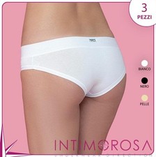 Slip donna vita bassa Lovelygirl 3679 in cotone modal 3 pezzi