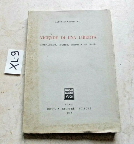 Libro vicende una liberta - di,