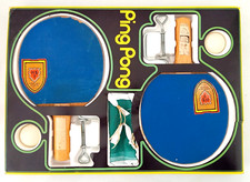 PING PONG SET DA TAVOLO ARCOFALC MADE IN ITALY VINTAGE '80s CON 2 PALLINE NUOVE