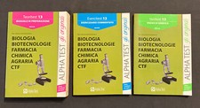 3 libri Alpha Test BIOLOGIA BIOTECNOLOGIE FARMACIA CHIMICA AGRARIA CTF