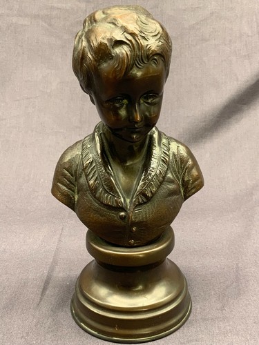 Busto bambino rame - bambino,