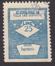 Italy Municipal Marche Comunali Villa san Giovanni  # A402