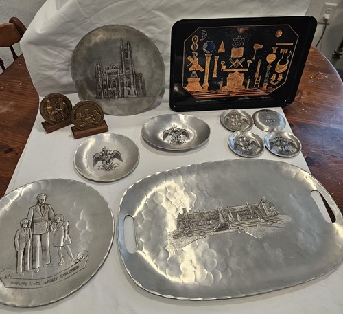 Set pezzi massonici vintage - pezzi,