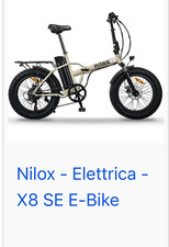 Bici Nilox X8 elettrica a pedalata assistita praticamente nuova