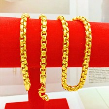 Collana uomo moda catena 23k - collana,