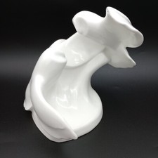 Royal Doulton Images of Nature Twilight Barn Owls figura bianca di Adriane Hughes